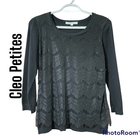 Lace Layered Top (S) - Picture 1 of 7